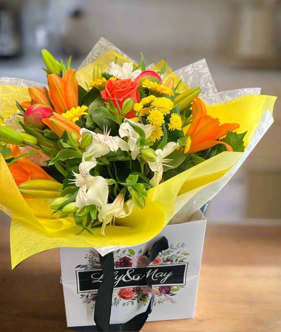 Arrangement in Premium Bag