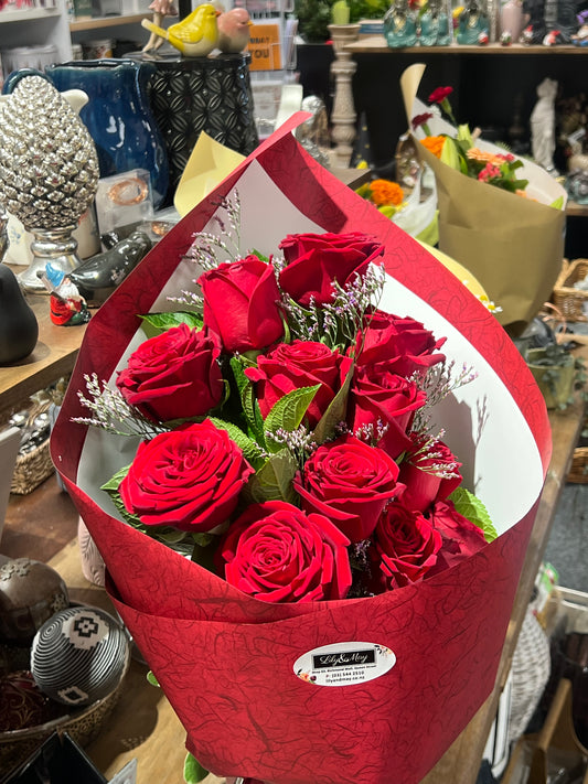 Stunning Colombian Red bouquet