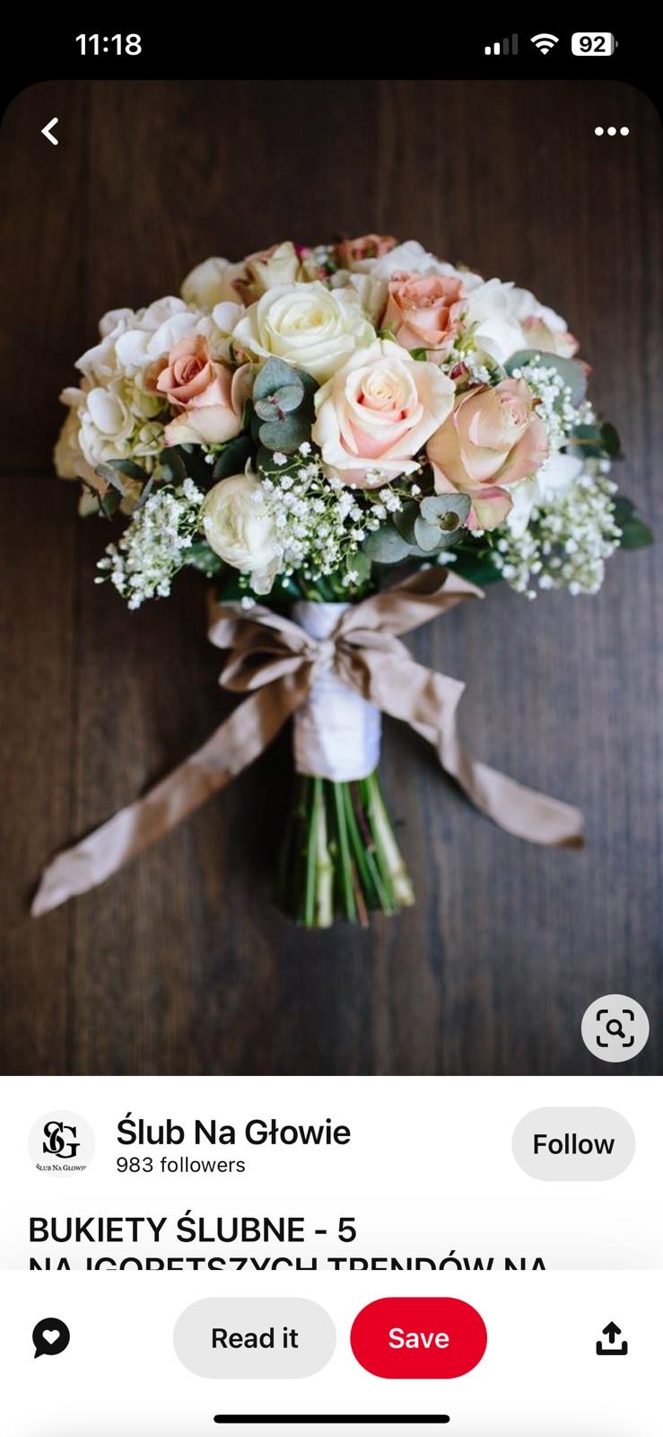 Wedding bridal bouquet