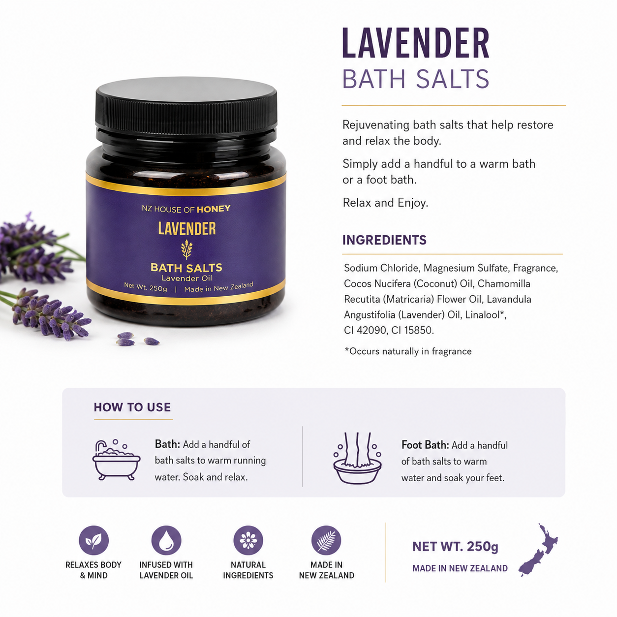 Lavender Bath Salt